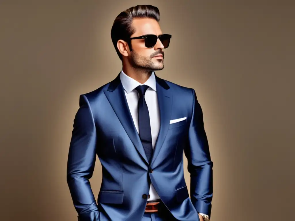 Hombre elegante con accesorios populares: significado y estilo