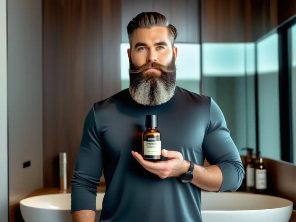 Hombre con barba y piel saludable, Consejos para una barba y piel saludable