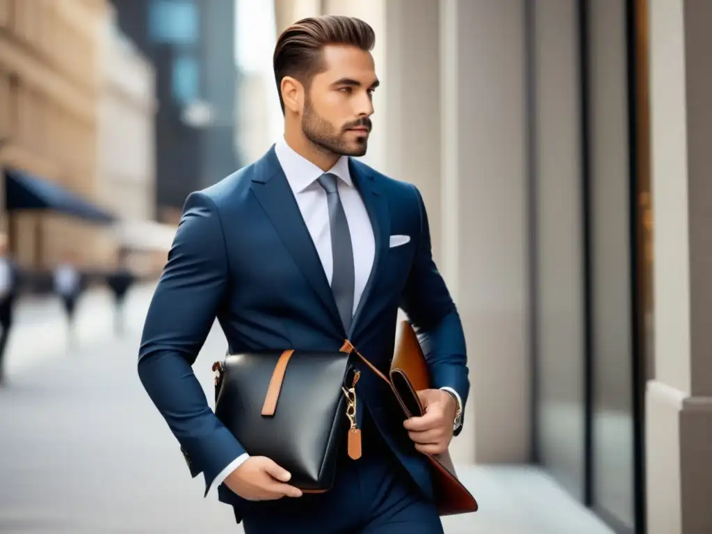 Beneficios bolsos cruzados para hombres: estilo, practicidad y organización