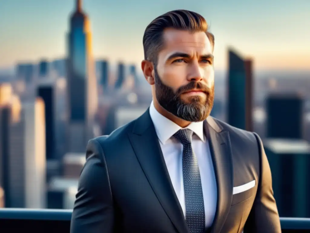 Hombre moderno con estilo y cuidado de la piel: Beneficios del cuidado de la piel masculina