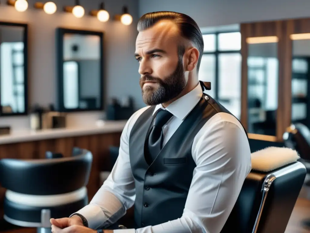 Corte de pelo moderno para hombres con entradas: tendencias y estilo