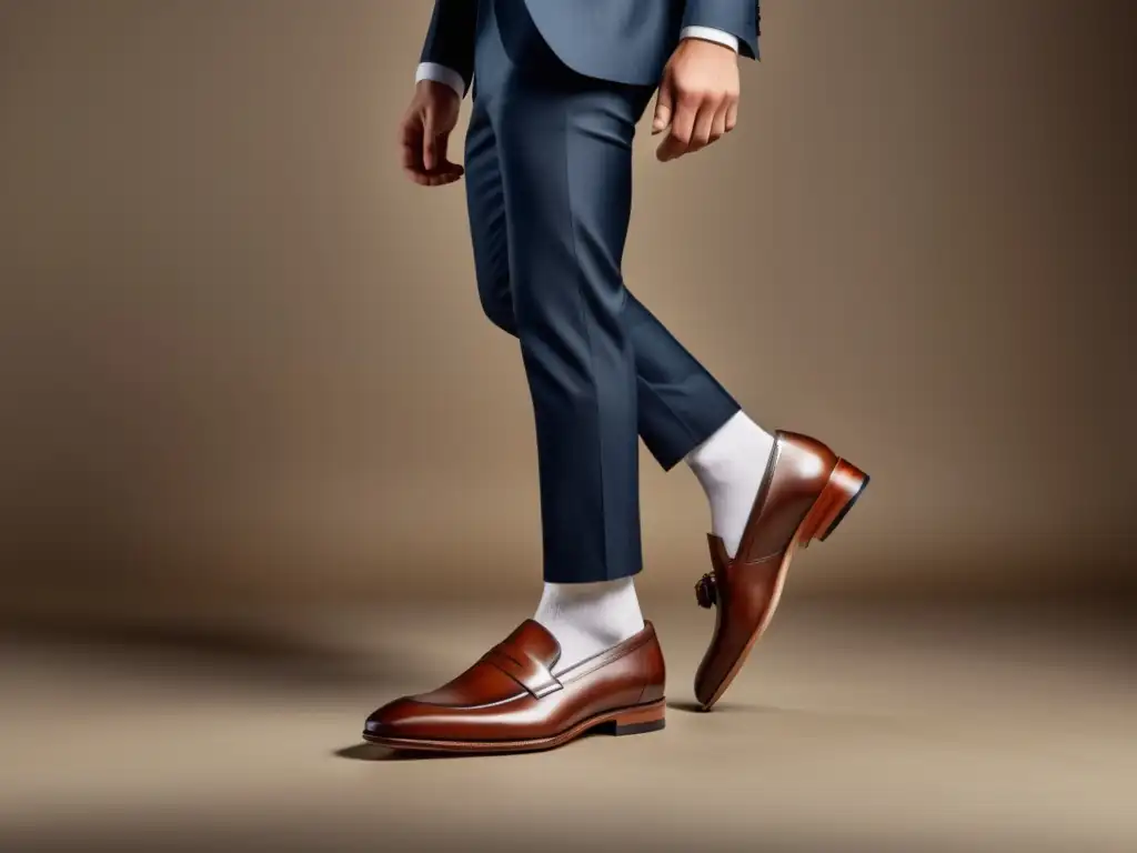 Consejos: Mocasines versátiles de hombre en 8k, elegancia y profesionalismo en un look sofisticado con detalles impecables