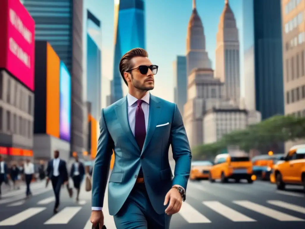 Hombre moderno en la ciudad Estilo hombre moderno viaje ciudad