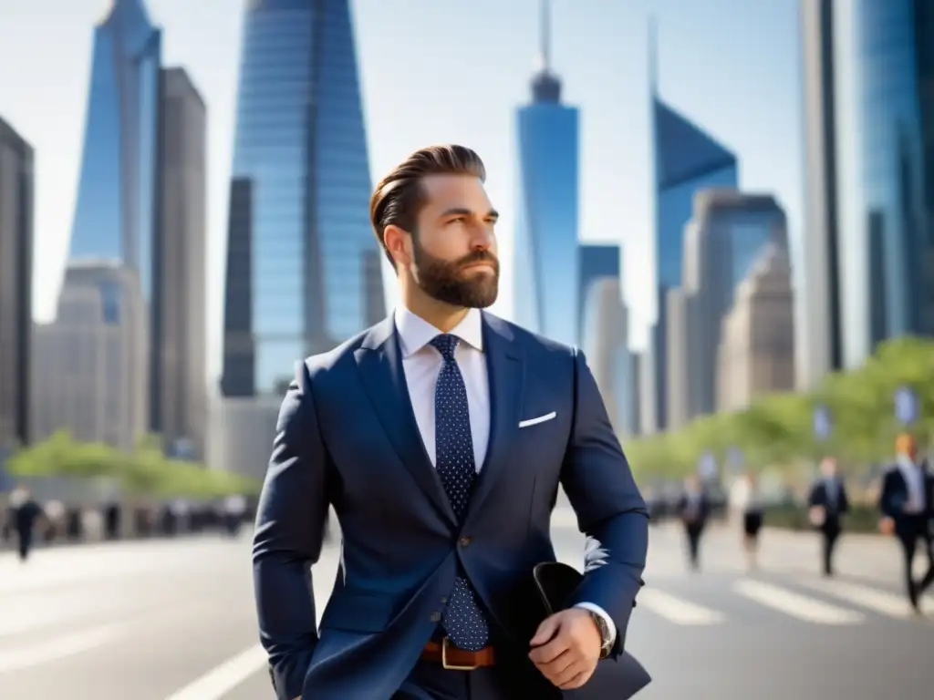 Fotografiar estilo masculino esencial: hombre elegante en la ciudad