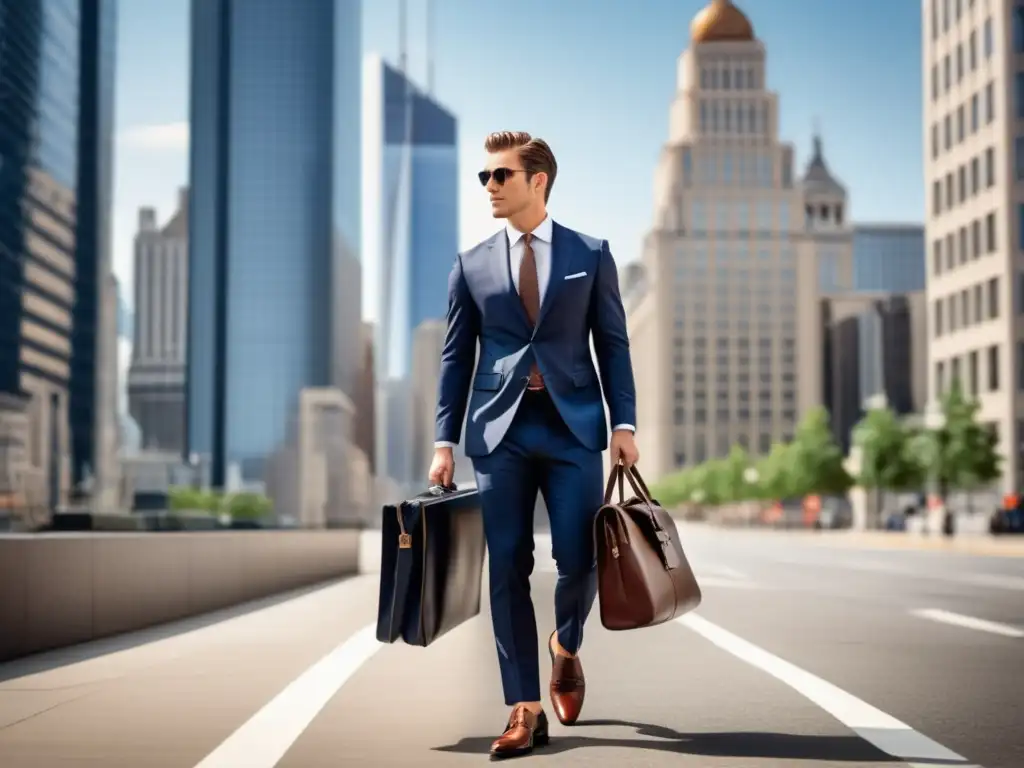 Hombre elegante en la ciudad: Beneficios del estilo masculino en la vida