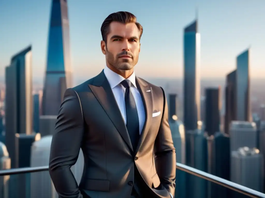 Hombre elegante destaca importancia del estilo en hombres