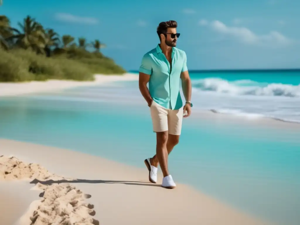 Estilo masculino para vacaciones de playa con consejos de moda