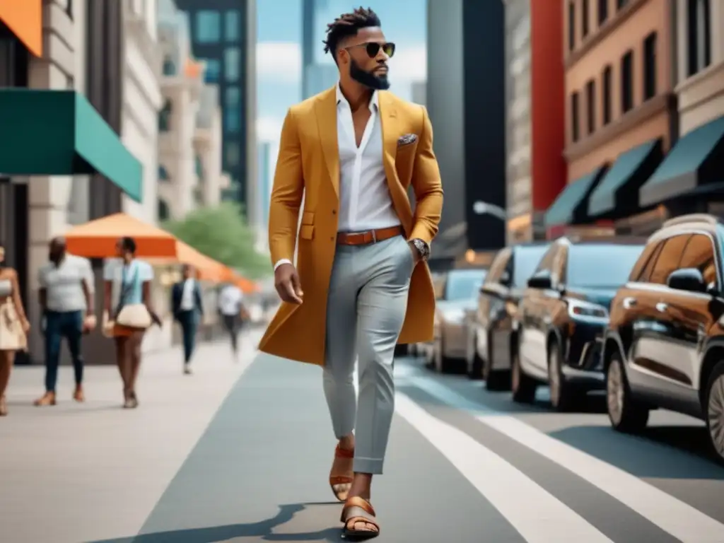 Hombre con sandalias masculinas: tendencia moda