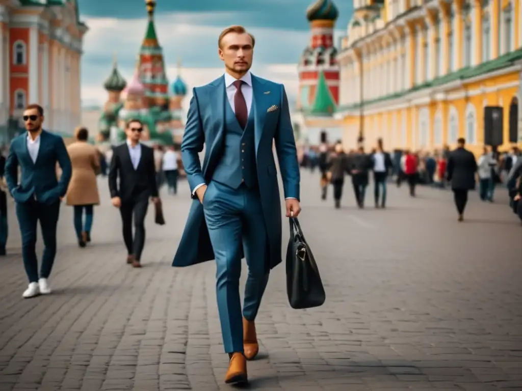 Estilo masculino en Rusia con moda occidental