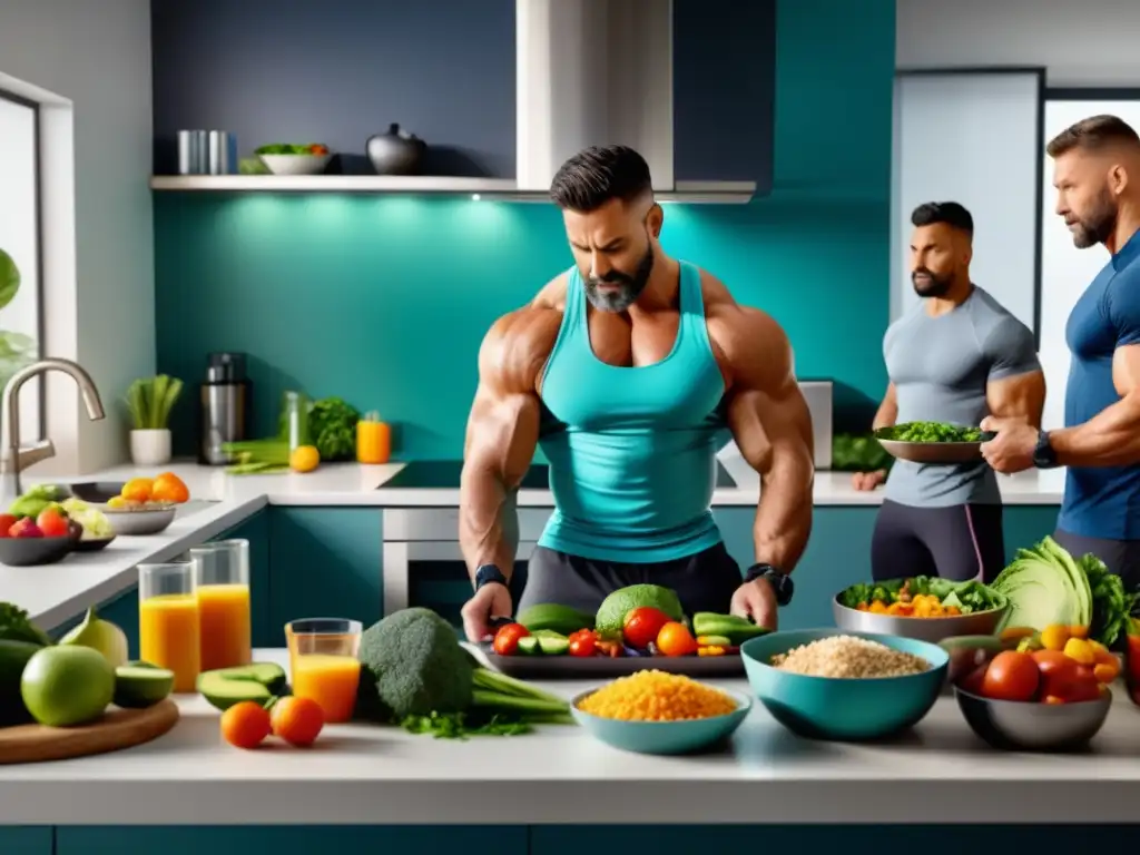 Nutrición equilibrada para hombres en actividades físicas