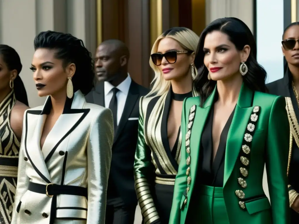 Rol de Balmain en Ocean's 8: Outfits elegantes y sofisticados que capturan la esencia de la marca, con atención meticulosa a los detalles