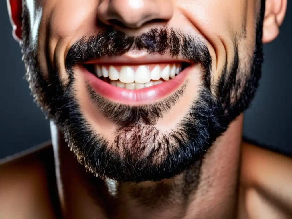 Hombre bien cuidado, barba perfecta, piel radiante - Beneficios hidratación salud masculina