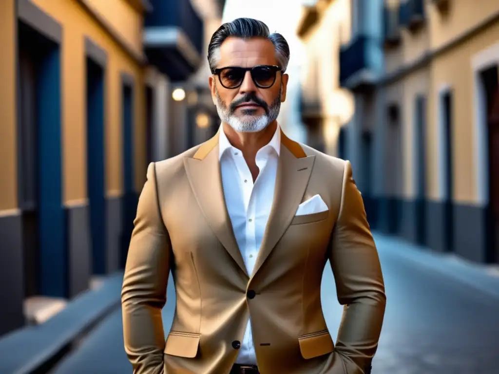 Hombre de 40s descubre y potencia estilo masculino