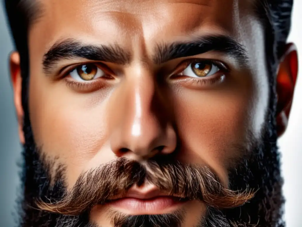 Hombre con barba saludable y piel impecable - Consejos para una barba y piel saludable