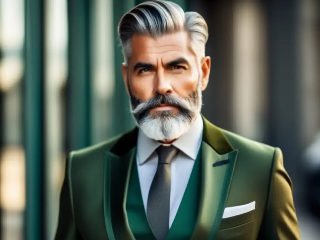 Hombre maduro con corte de pelo elegante - Cortes de pelo para hombres maduros elegantes