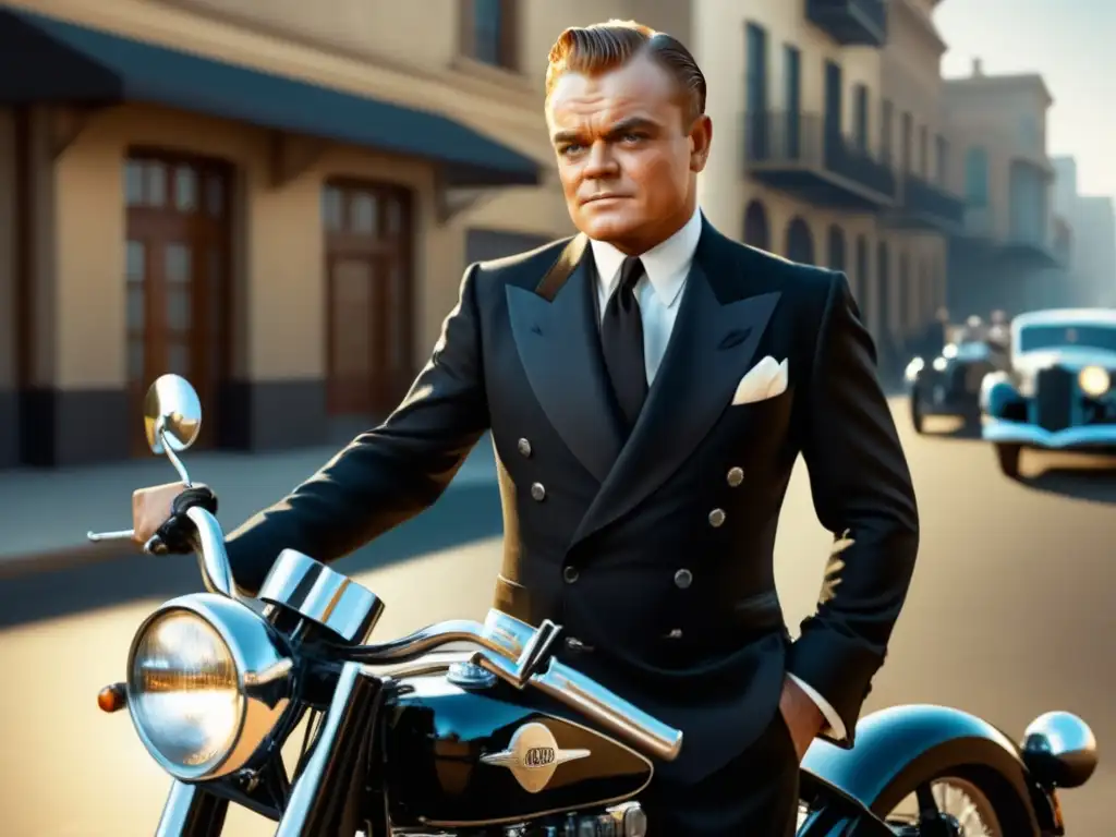 Moda masculina estilo rebelde James Cagney en imagen