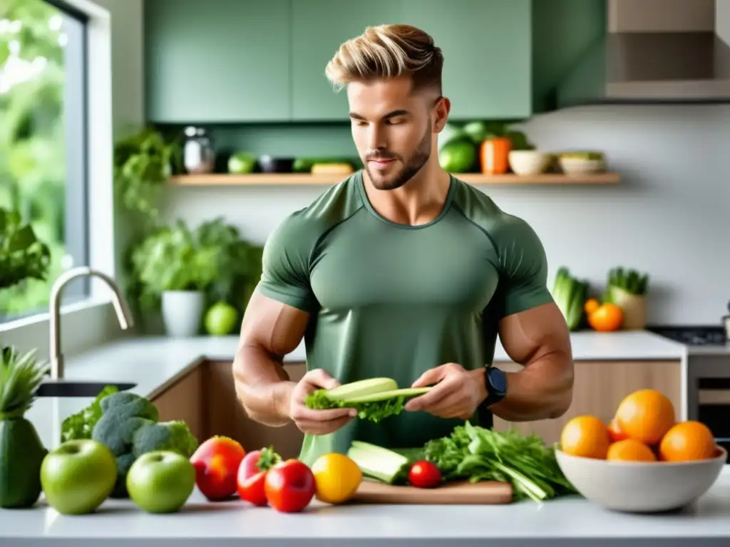 Hombre joven con piel sana y hábitos saludables, trat