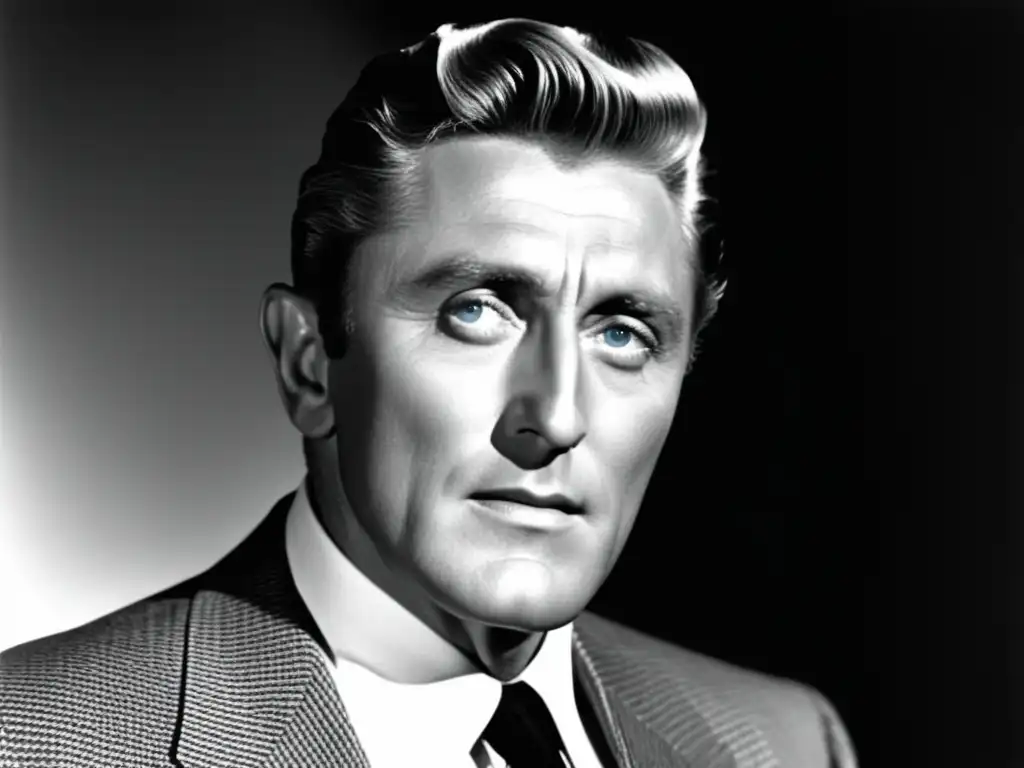 Kirk Douglas estilo masculino clásico en cine