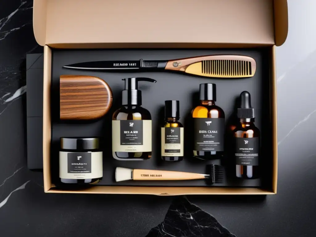 Kit cuidado barba: Accesorios estilo creativo hombre