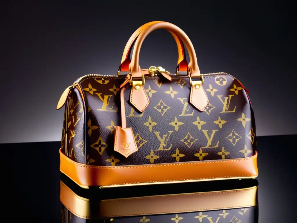 Influencia de Louis Vuitton en The Bling Ring: bolsa de lujo con diseño icónico y detalles intrincados