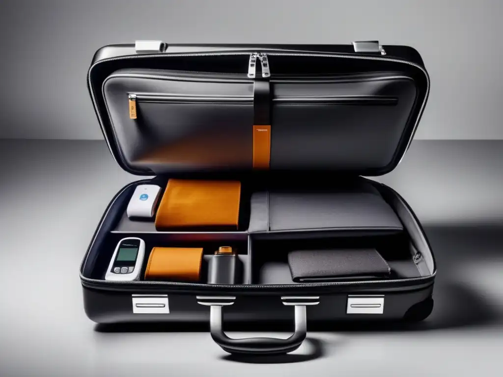 Maleta de viaje moderna y organizada Maleta moderna con compartimentos para viajero moderno