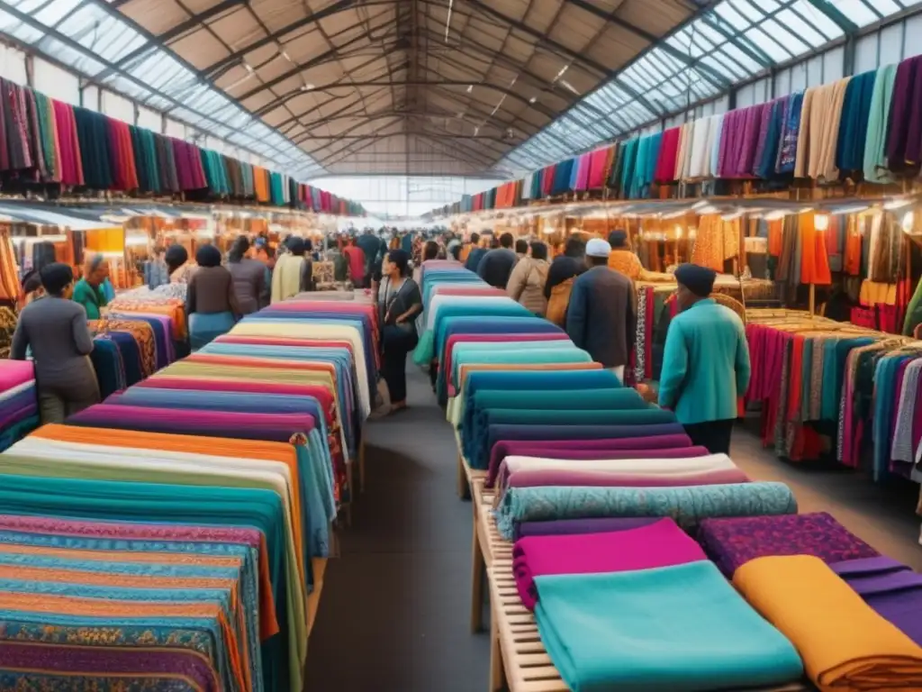 Mercado textil vibrante y sostenible: Consumo responsable y moda sostenible