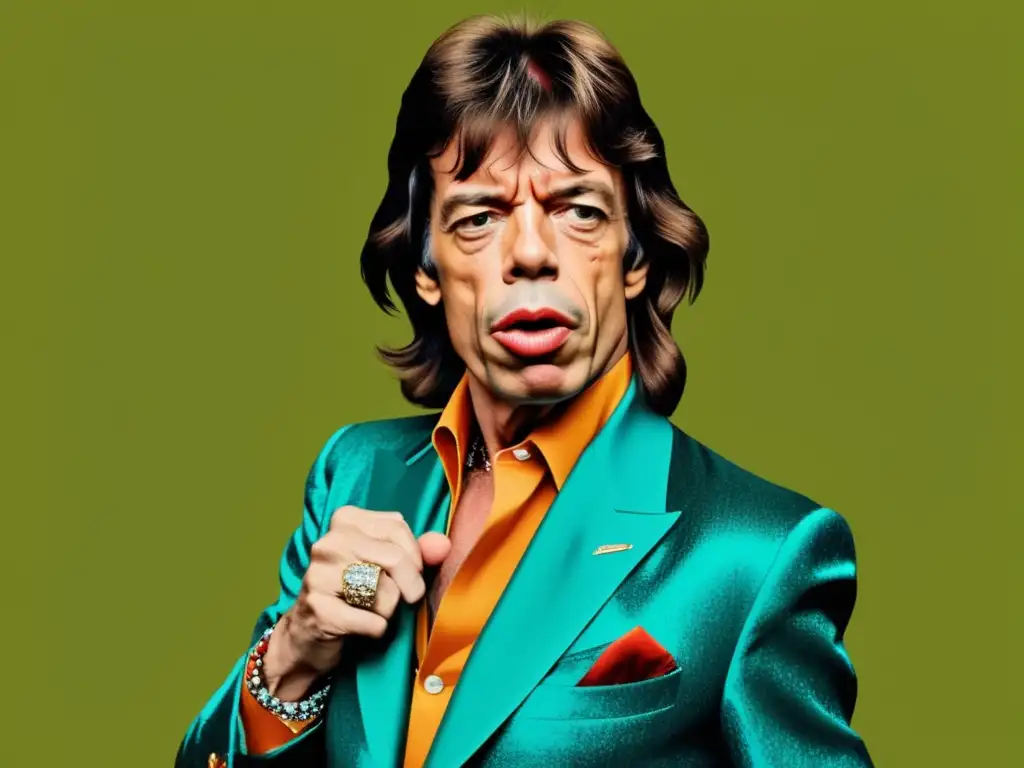 Moda masculina influenciada por Mick Jagger en los 60s/70s