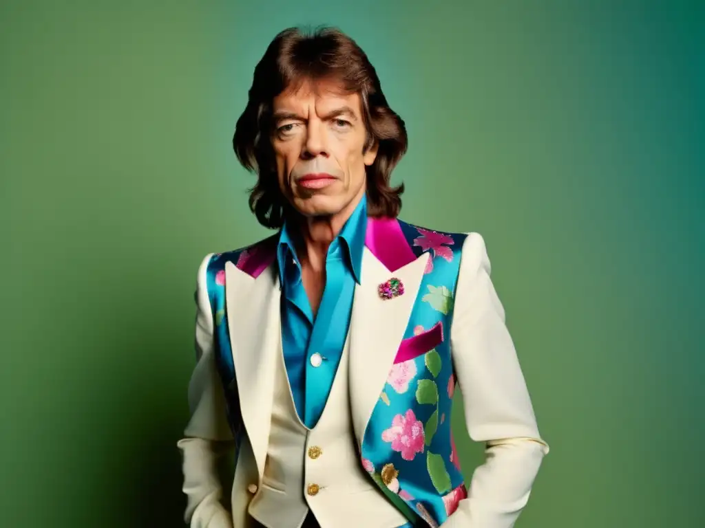 Moda masculina influenciada por Mick Jagger en los 70s