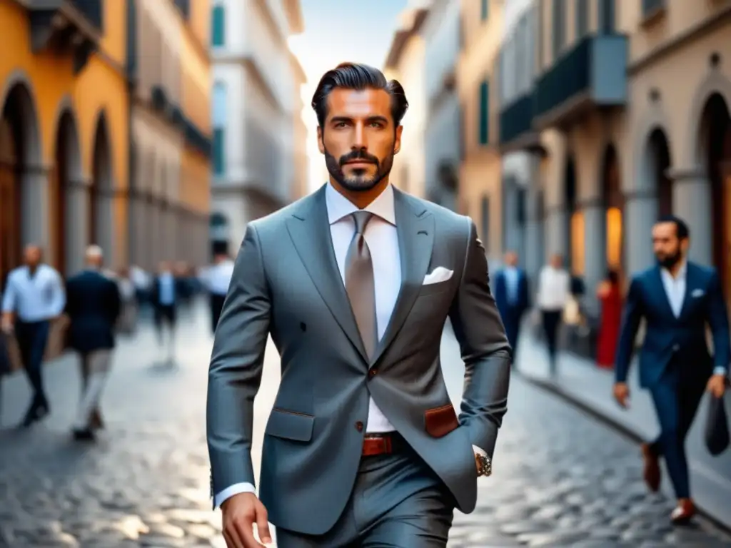 Tendencias moda masculina estilo italiano: dapper italiano en Milán