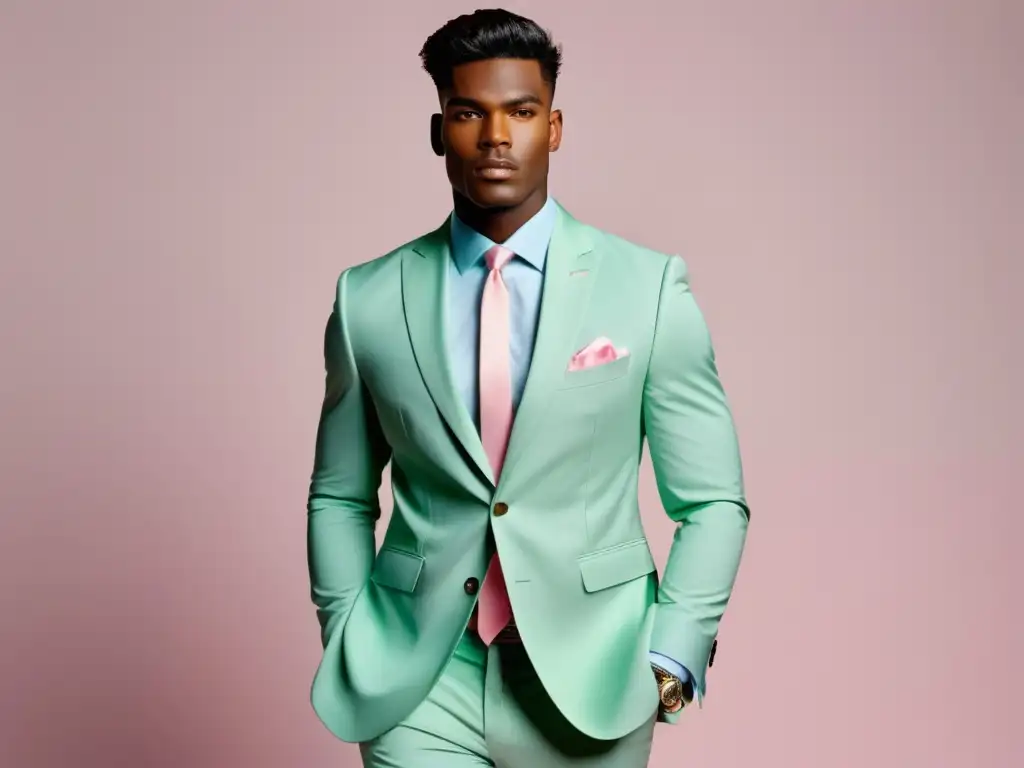 Influencia colores pastel moda masculina