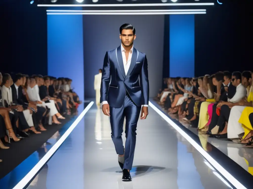 Tendencias moda masculina latinoamérica: Desfile de moda vanguardista con influencia española