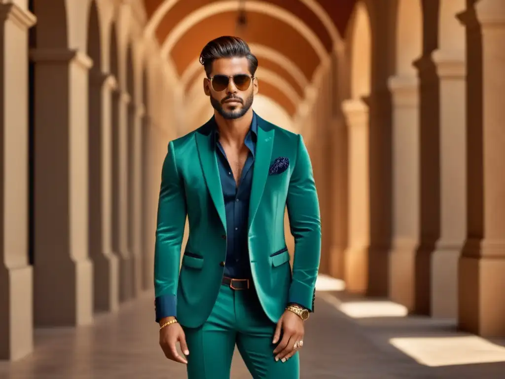 Decodificando Lenguaje Oculto en Moda Masculina: Elegante modelo masculino en traje a medida, urbano y sofisticado