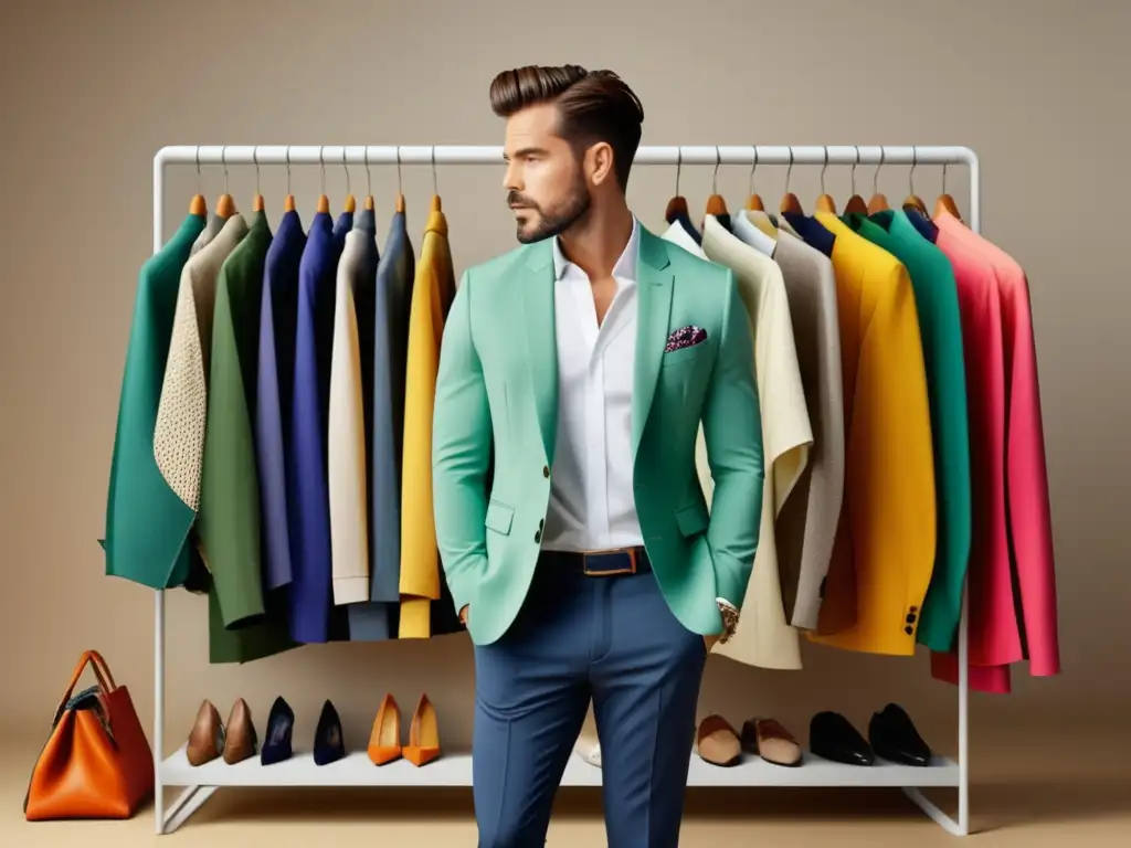 Moda masculina: Reciclaje prendas, estilo elegante y moderno, combinación creativa, inspiración sostenible