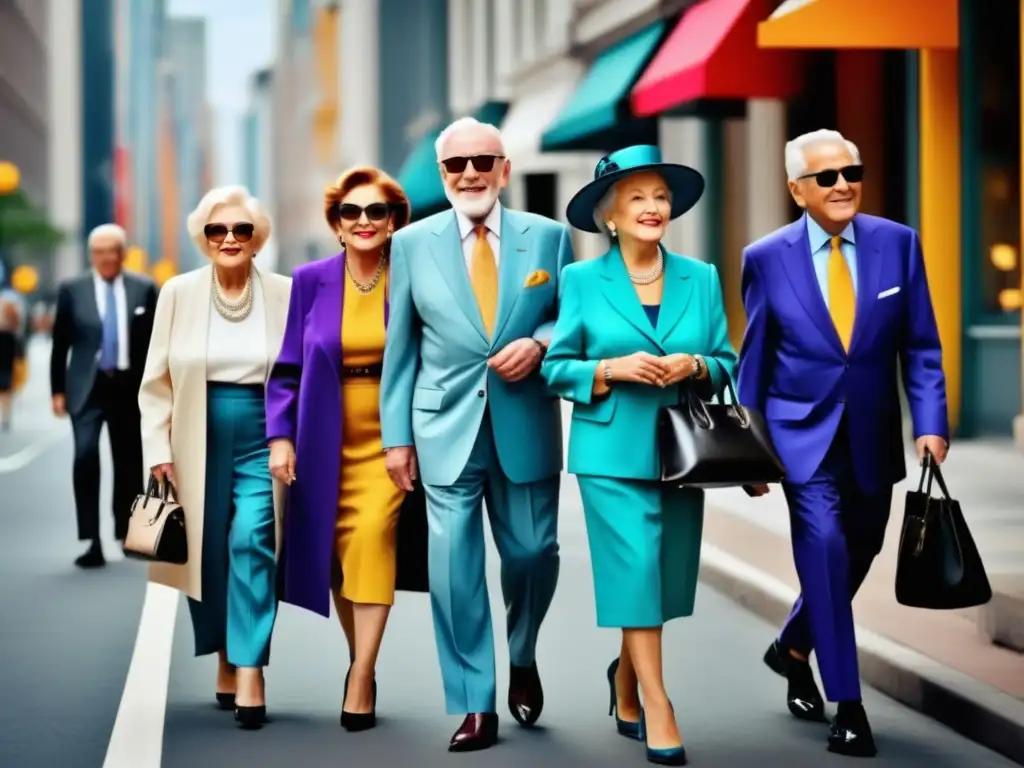 Consejos moda y comodidad tercera edad - Moda elegante y segura de adultos mayores en la ciudad