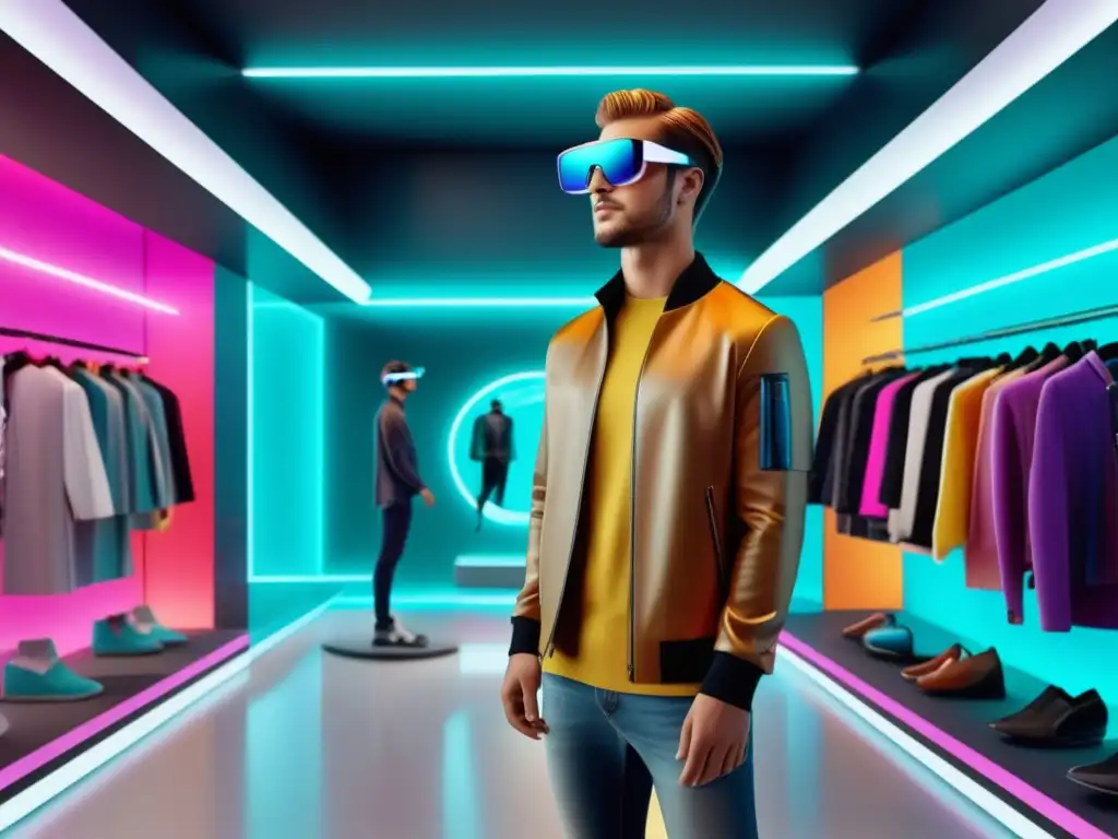 Beneficios moda masculina realidad aumentada en tienda virtual