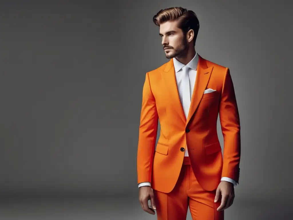 Moda masculina: Beneficios del color naranja