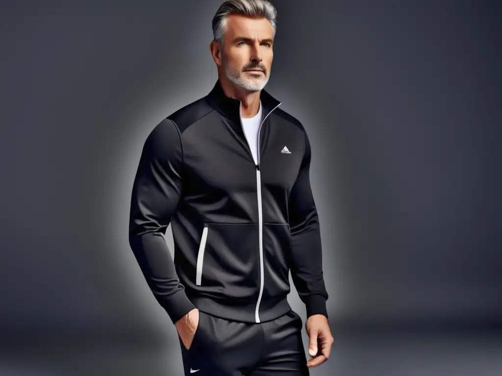 Hombre maduro en elegante ropa deportiva, listo para diferentes actividades - Claves de estilo hombre madureño