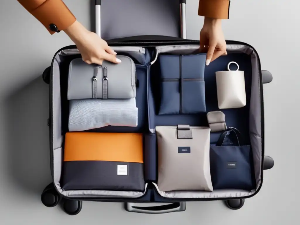 Organizador de equipaje moderno y elegante Cuidado del equipaje para viajeros con estilo