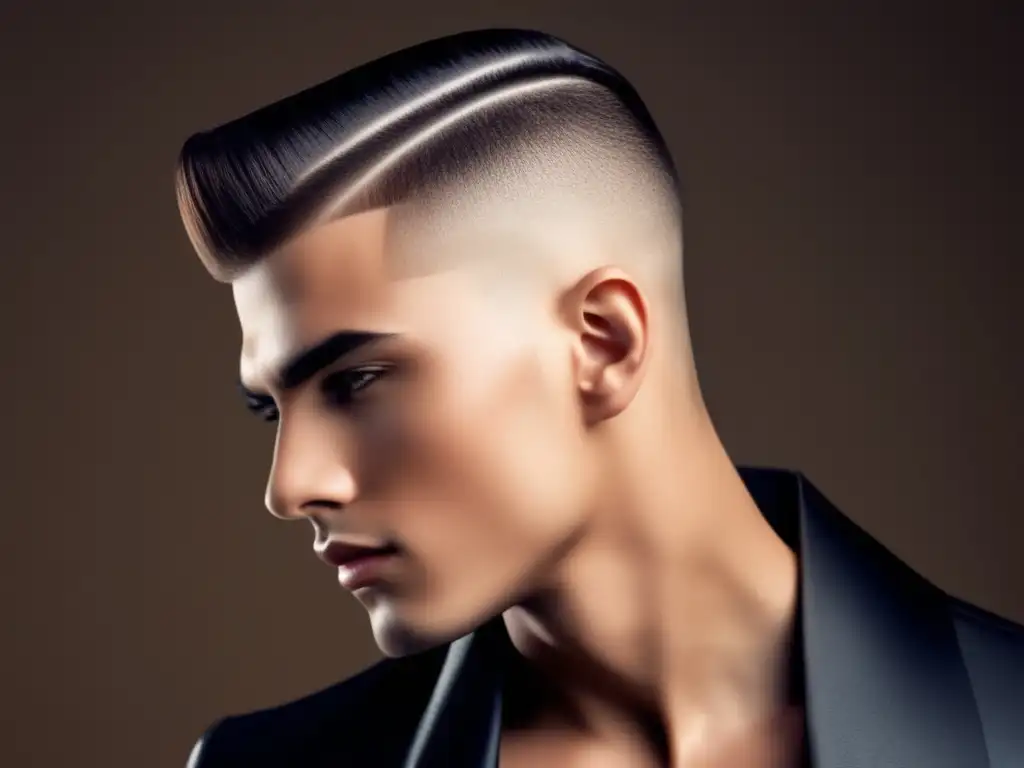 Corte de pelo hombre moderno y bajo mantenimiento