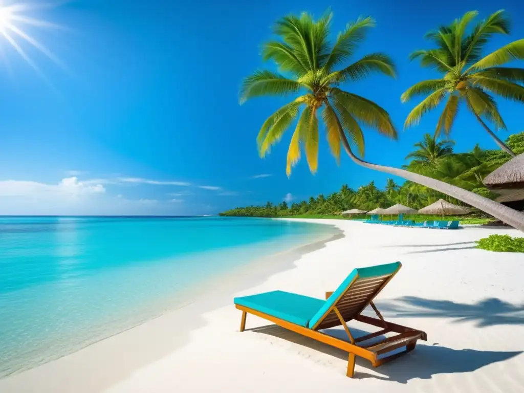 Consejos de estilo para vacaciones playa: Hermosa imagen de una playa pintoresca con aguas turquesa cristalinas y arena blanca como polvo