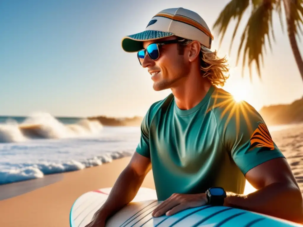 Tendencias moda masculina surf: playa, surfista, accesorios marinos, estilo relajado y sofisticado