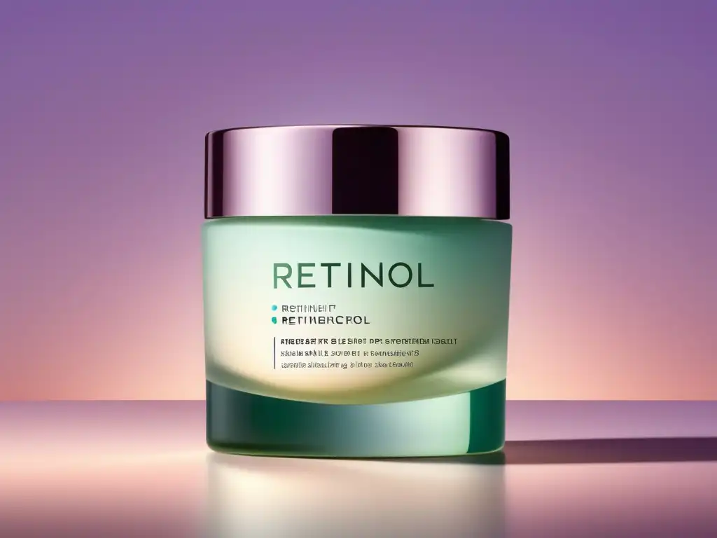 Producto de cuidado de la piel con retinol, beneficios para la piel