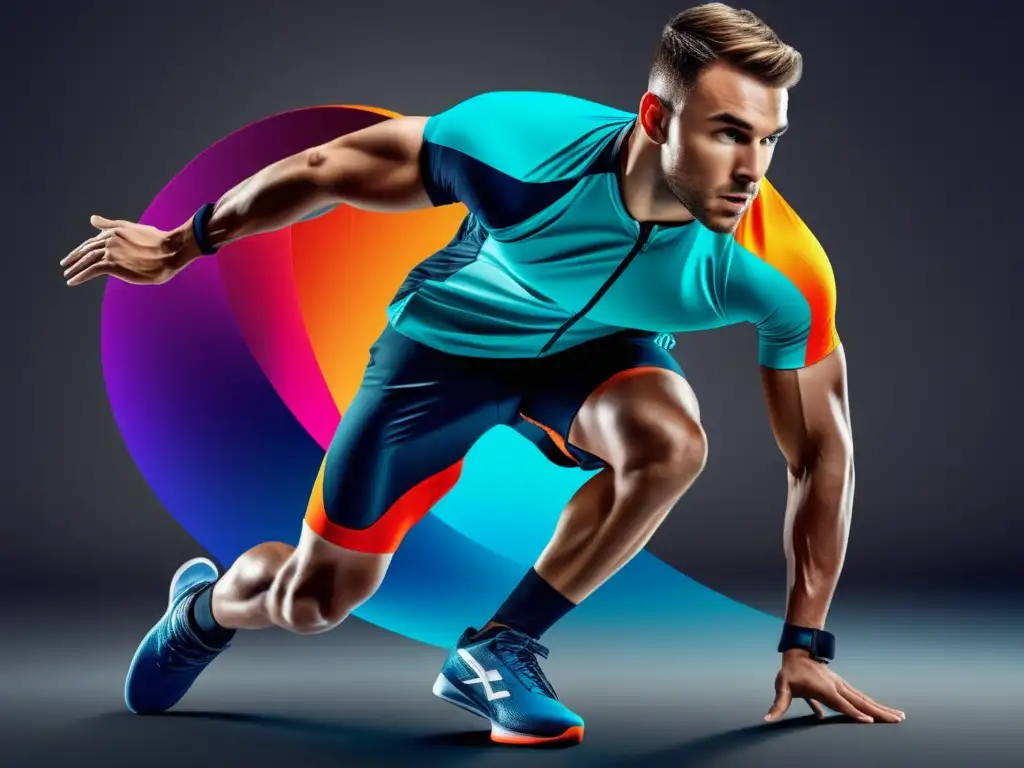 Ropa deportiva hombre adaptable en acción, destacando diseño, materiales y rendimiento físico