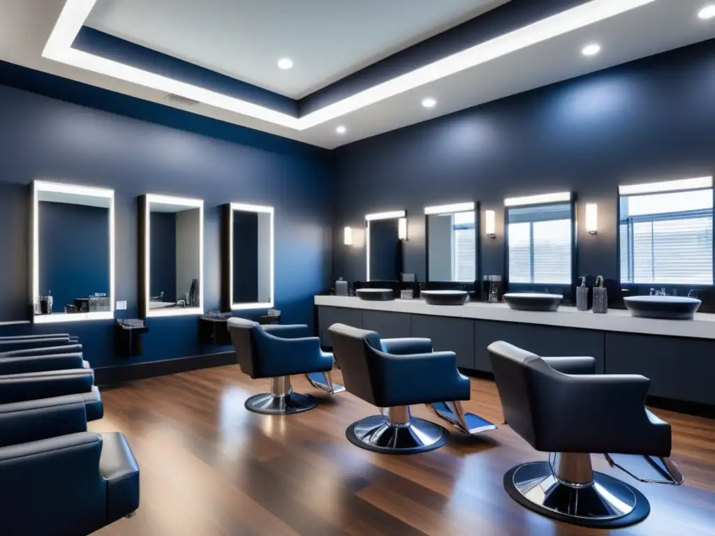 Salon de belleza masculino: colores, lujo y sofisticación