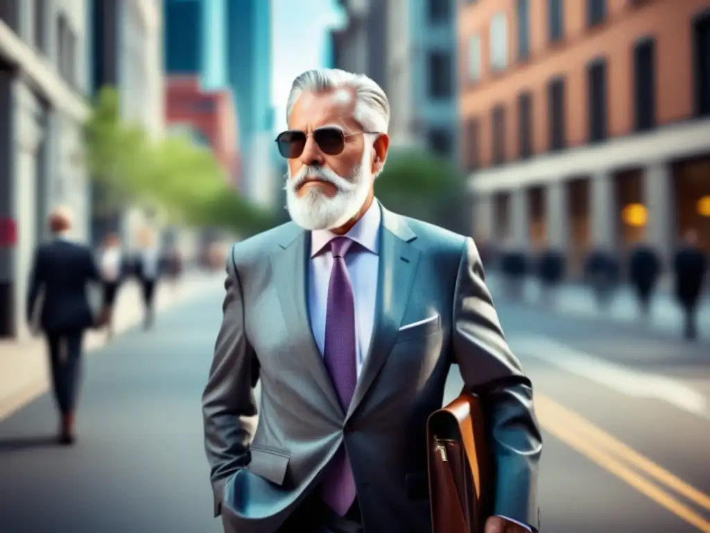 Hombre elegante de edad avanzada con estilo, moda masculina tercera edad, consejos