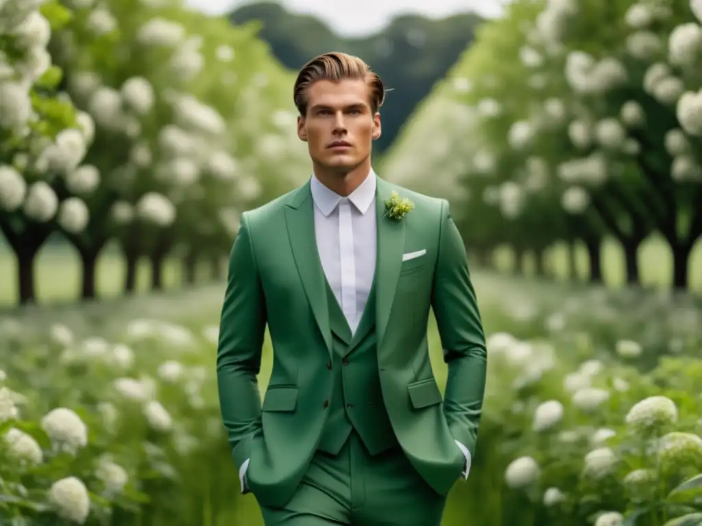 Moda sostenible para hombres: cambio elegante en la naturaleza