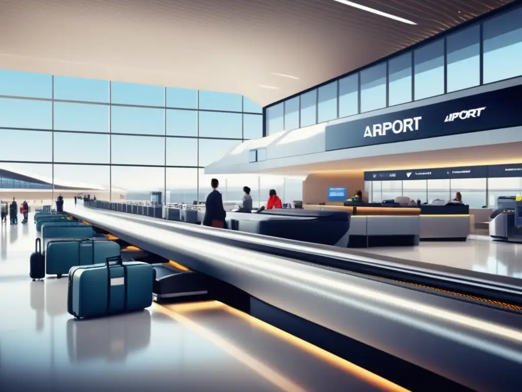 Terminal moderno con sistema de equipaje eficiente Campo_por_completar