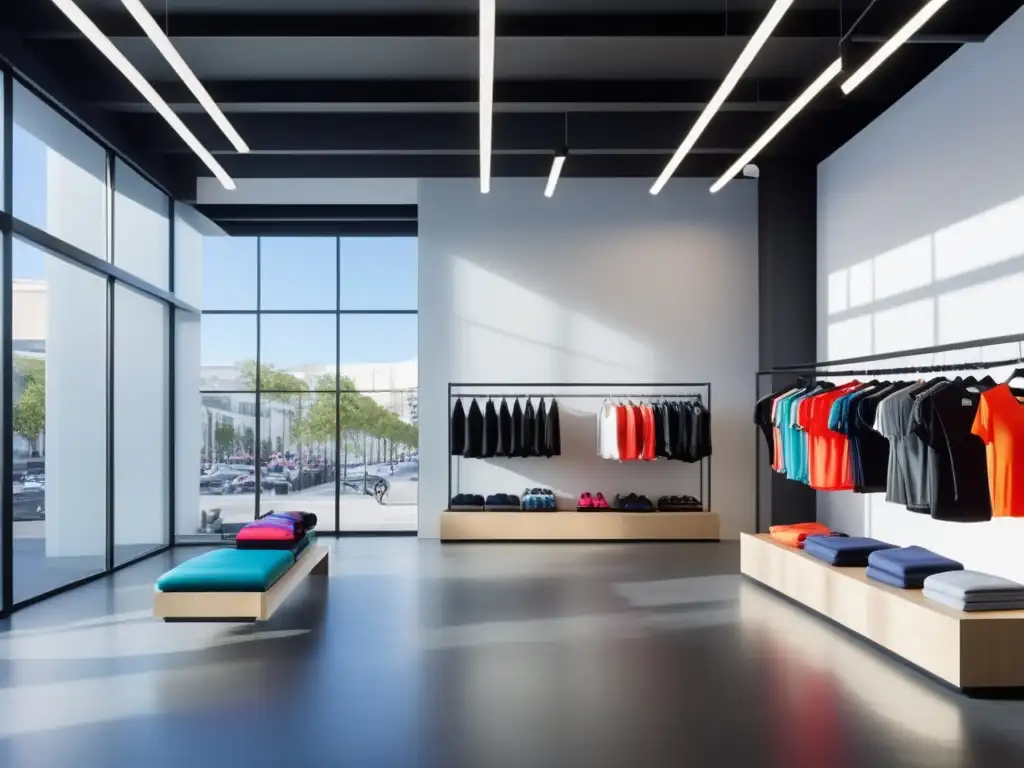 Tienda activewear: moda y funcionalidad en un lugar innovador y vibrante