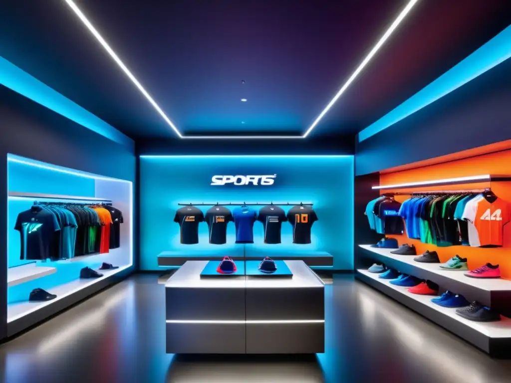 Tienda futurista de ropa deportiva: Ventajas de materiales innovadores en deporte