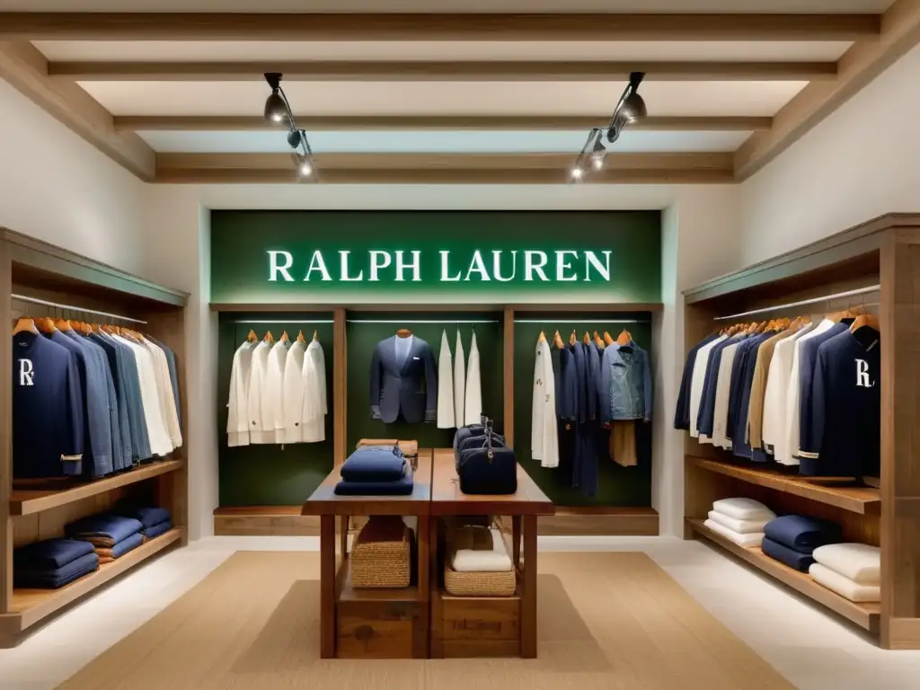 Tienda Ralph Lauren: Moda masculina sostenible y elegante